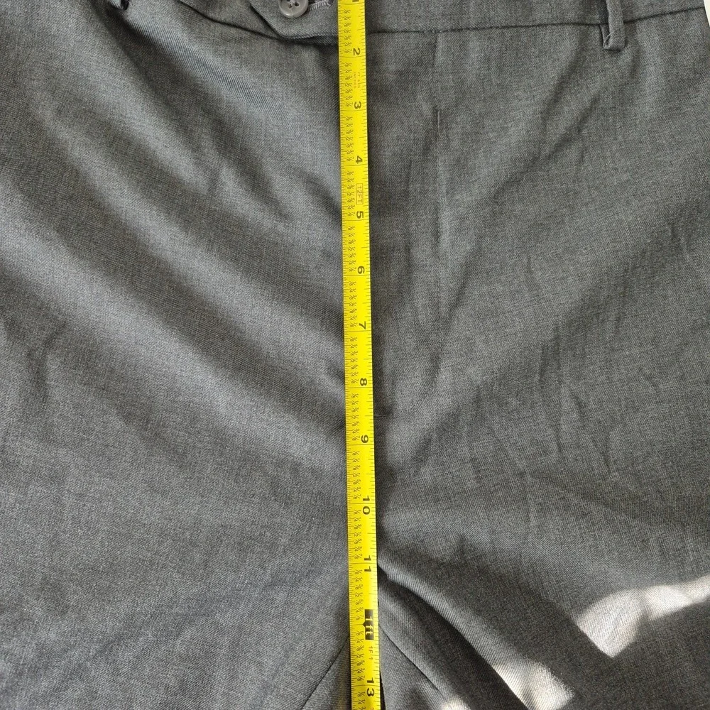 Joseph & Feiss Classic FitPants Mens 42x32 Gray Wool Blend  Dress Office NEW